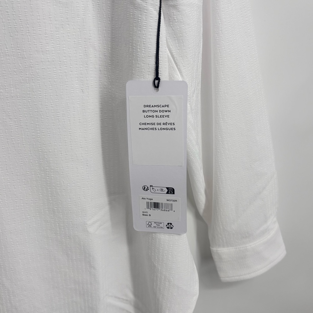 NWT ALO Yoga dreamscape button front long sleeve shirt Size Small - Picture 7 of 13